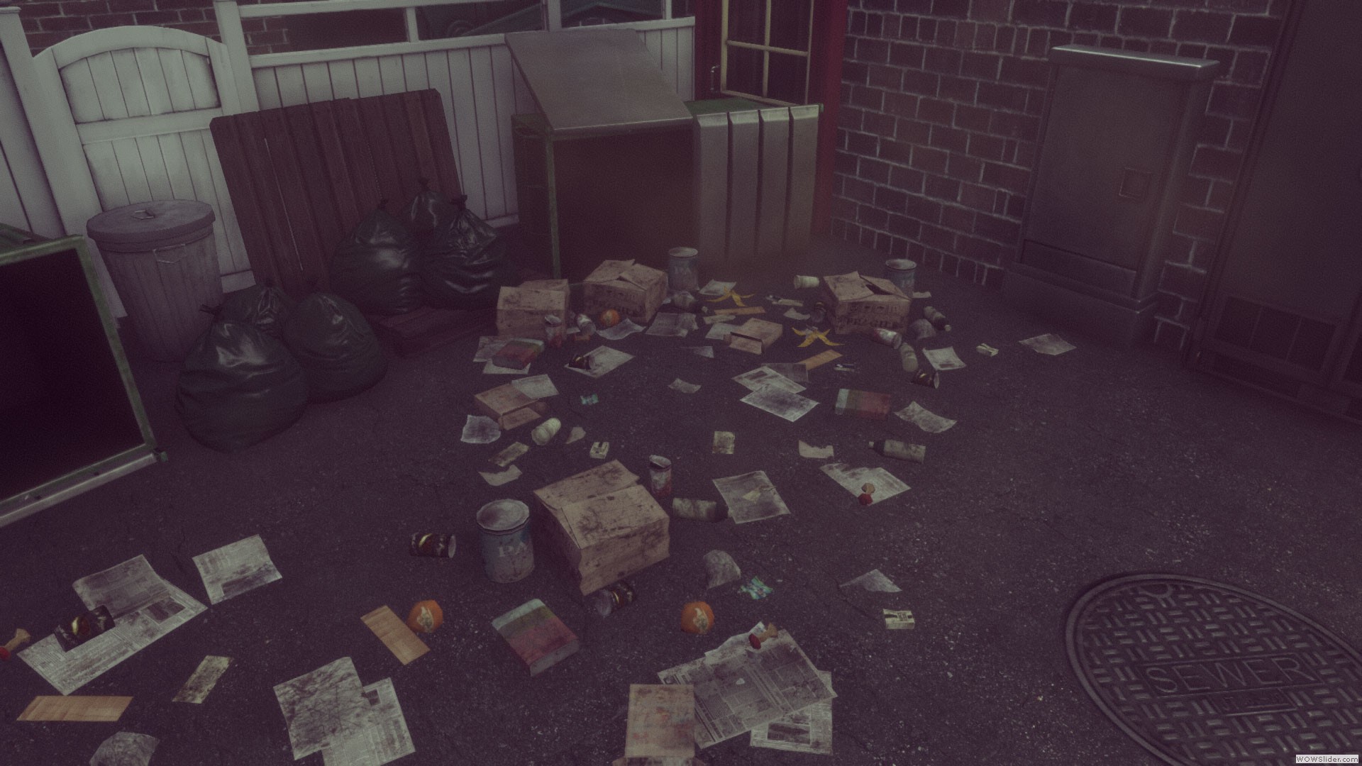 Trash Ground Fill